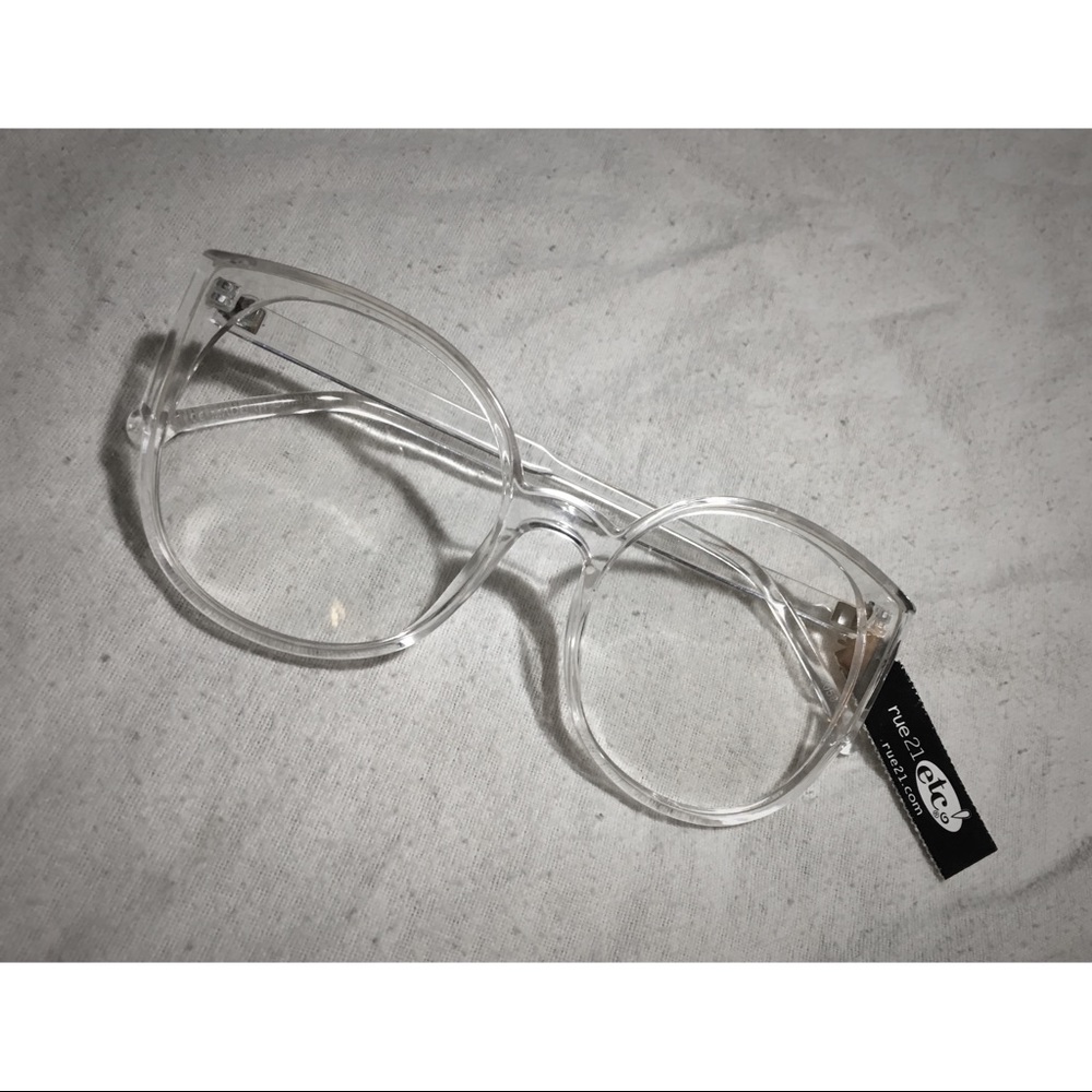 Clear rimmed large classes (clear lens)